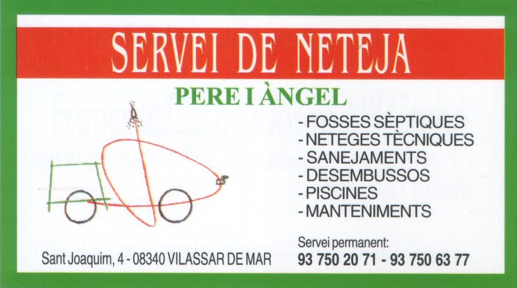 Pere i ngel, servei de neteja